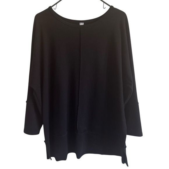 SPANX Dolman Sleeve Perfect Length Top, Black, Size L - Picture 3 of 9